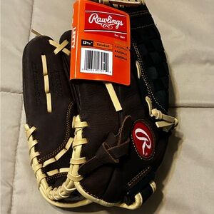 Rawlings 12.5” Zero Shock Glove RBG36BC Baseball Glove Left Hand Throw NWT